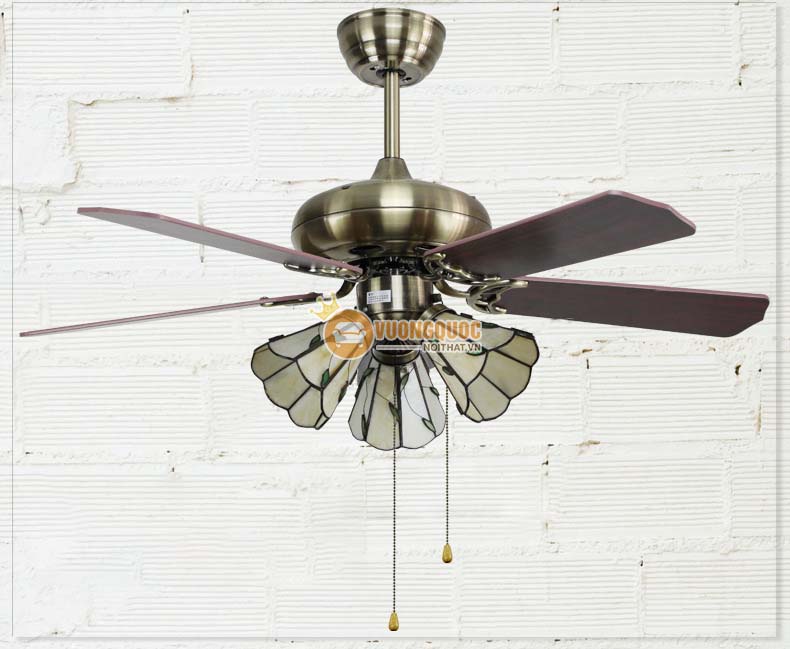 Quạt trần đèn chùm cao cấp yb210-6